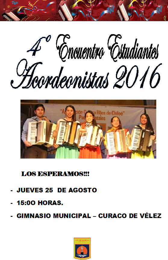 Afiche Encuentro Acordeonistas