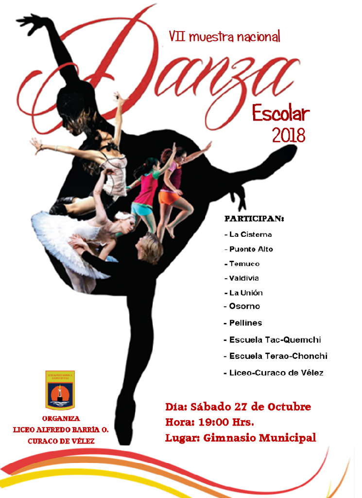 afiche danza octubre 2018