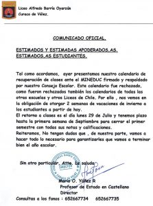 Comunicado
